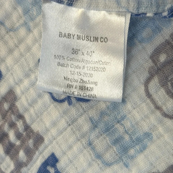 Baby Muslin Co. - swaddle blanket - Picture 2 of 2